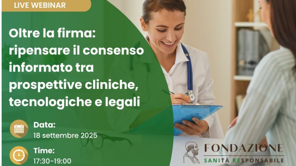 Webinar Fondazione SANIRE consenso informato