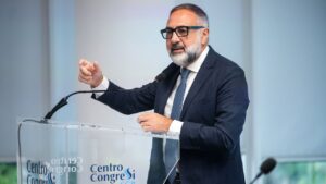 Vincenzo Antonelli durante il suo intervento.