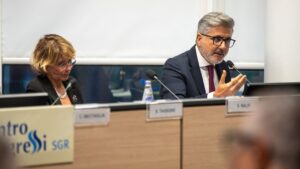 Sarah Nalin e Mirco Minardi: un momento dei lavori.
